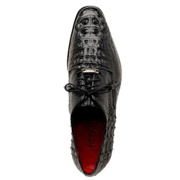 Cheap Marco di Milano Nilo Nile Crocodile Derby Black