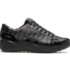 Cheap Marco di Milano Nino Caiman Crocodile Sneakers Black