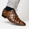 Fashion Marco di Milano Olivieri Pirarucu Dress Oxfords Clear Brown ClearBrown