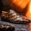 Fashion Marco di Milano Olivieri Pirarucu Dress Oxfords Clear Brown ClearBrown