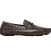 Discount Marco di Milano Parma Caiman Belly Bit Drivers Black Cherry BlackCherry