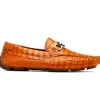 Clearance Marco di Milano Parma Caiman Belly Bit Drivers Brandy