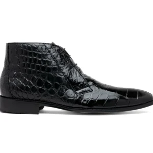 Best Sale Marco di Milano Pietro Alligator Chukka Boots Black