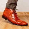 Discount Marco di Milano Pietro Alligator Chukka Boots Honey