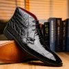 Best Sale Marco di Milano Pietro Alligator Chukka Boots Black