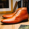 Discount Marco di Milano Pietro Alligator Chukka Boots Honey