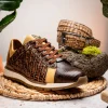 Best Sale Marco di Milano Portici Caiman & Lizard Sneakers Orix Combo OrixCombo