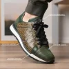 Best Sale Marco di Milano Portici Caiman & Lizard Sneakers Green Combo GreenCombo