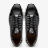 New Marco di Milano Portici Caiman & Lizard Sneakers Gray Combo GrayCombo