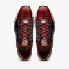 Discount Marco di Milano Portici Caiman & Lizard Sneakers Wine/Black Combo Wine/BlackCombo