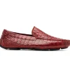 Online Marco di Milano Remo Caiman Crocodile Driving Shoes Wine