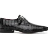 Flash Sale Marco di Milano Rovigo Caiman Crocodile Monk Strap Black