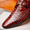 Online Marco di Milano Rovigo Caiman Crocodile Monk Strap Cognac