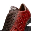 Best Marco di Milano Saulo Alligator & Ostrich Sneakers Cognac