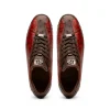 Best Marco di Milano Saulo Alligator & Ostrich Sneakers Cognac