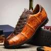 Discount Marco di Milano Saulo Alligator & Ostrich Sneakers Brandy / Brown