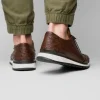 Best Sale Marco di Milano Scanno Ostrich Quill Sneakers Brown