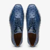 Clearance Marco di Milano Scanno Ostrich Quill Sneakers Antique Navy AntiqueNavy