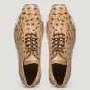 Shop Marco di Milano Scanno Ostrich Quill Sneakers Antique Orix AntiqueOrix