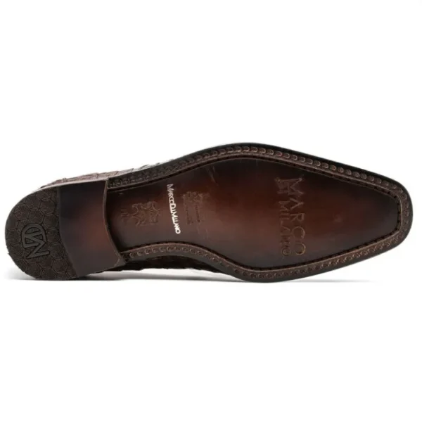 marco_di_milano_trento_ca_1.webp Hot Marco di Milano Trento Caiman Crocodile Loafers Brown