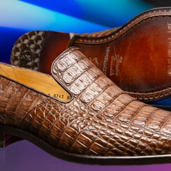 marco_di_milano_trento_ca_10.webp Hot Marco di Milano Trento Caiman Crocodile Loafers Brown