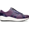 New Marco di Milano Verona Python & Calfskin Sneakers Purple