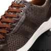 Discount Marco di Milano Verona Python & Calfskin Sneakers Brown