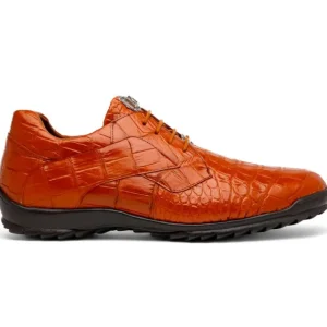 Best Sale Marco di Milano Vulcan Alligator Sneakers Honey