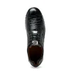 Fashion Marco di Milano Vulcan Alligator Sneakers Black