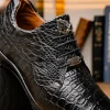 Fashion Marco di Milano Vulcan Alligator Sneakers Black