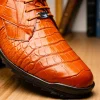 Best Sale Marco di Milano Vulcan Alligator Sneakers Honey