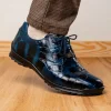 Best Marco di Milano Vulcan Alligator Sneakers Rustic Navy RusticNavy