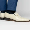 Store Maseratti Moda II 3008 Embossed Crocodile & Caiman Loafers Oryx