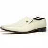 Store Maseratti Moda II 3008 Embossed Crocodile & Caiman Loafers Oryx