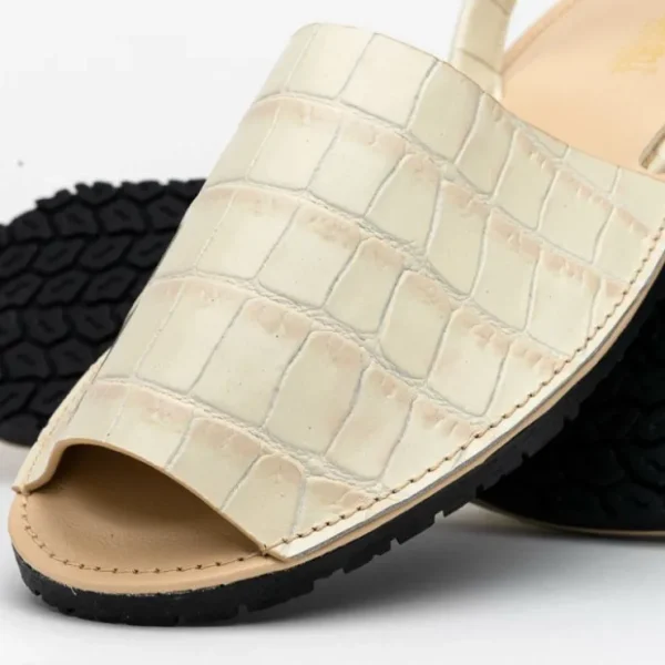 maseratti_naples_embossed_2.webp Shop Maseratti Naples Embossed Caiman Minorca Sandals Oryx