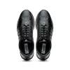 Discount Maseratti Vidal 6002 Embossed Crocodile / Caiman / Ostrich Sneakers Black