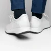 Clearance Maseratti Vidal 6002 Embossed Crocodile / Caiman / Ostrich Sneakers White