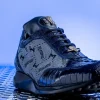 New Mauri 8741 2 Ostrich Leg / Hornback Crown / Fabric Sneakers Blue