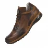 New Mauri 8655/1 Airwaves Crocodile & Nappa Sneakers Dark Brown Corn (Special Order) DarkBrown/Corn