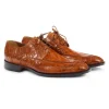 Best Mauri 1081 Alligator Apron Toe Shoes (SPECIAL ORDER) Cognac