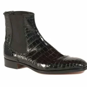 Fashion Mauri 4795 Alligator Boots (SPECIAL ORDER) Black