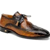 New Mauri 3287 Alligator Derby Shoes Toffee / Dirty Black (Special Order) Toffee/DirtyBlack