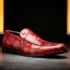 Cheap Mauri 1028 Alligator Loafers Hand Painted Ruby Red HandPaintedRubyRed