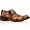 Hot Mauri 44166/2 Alligator Monk Strap Dune Smoke T. Moro (Special Order) DuneSmokeT.Moro