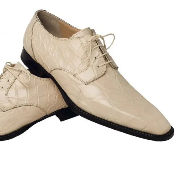 mauri__alligator_shoes_cr_0.webp Sale Mauri 4362 Alligator Shoes (Special Order) Cream