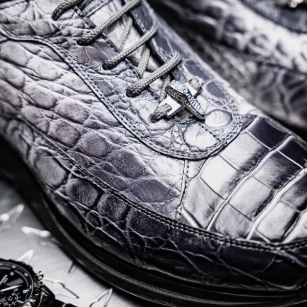 mauri__alligator_sneakers_5.webp Best Sale Mauri 8900/2 Alligator Sneakers Multi Grey MultiGrey
