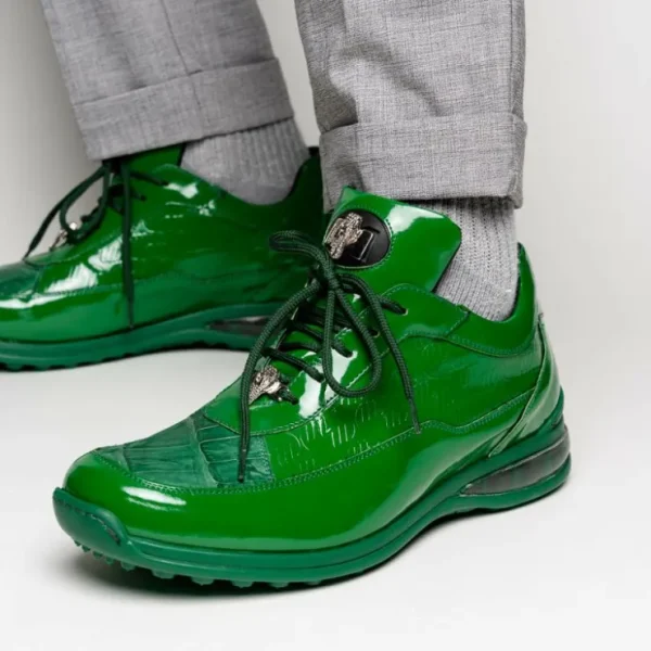 mauri__baby_crocodile__em_9.webp Cheap Mauri 8900/2 Baby Crocodile / Embossed Patent Sneakers Leaf Green LeafGreen