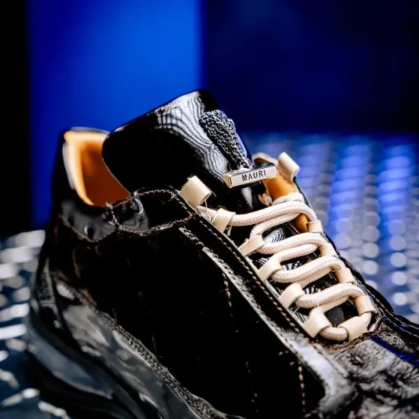 Outlet Mauri 8415/1 Beats Patent/ Hornback Crown/ Velvet Sneakers Sport Rust/ Dune SportRust/Dune