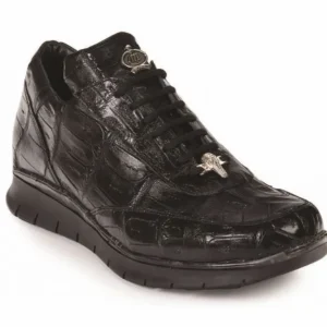 Discount Mauri 8932 Borromini Crocodile Sneakers (Special Order) Black