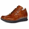 Hot Mauri 8932 Borromini Crocodile Sneakers (Special Order) Cognac